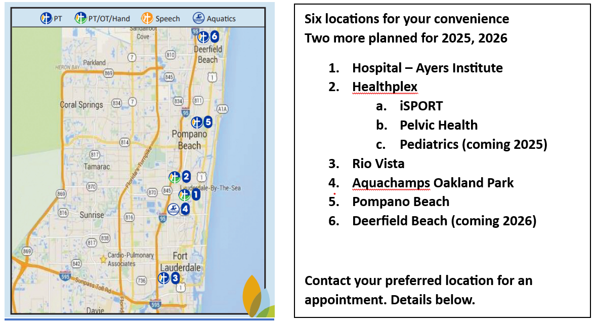 Outpatient Rehab locations