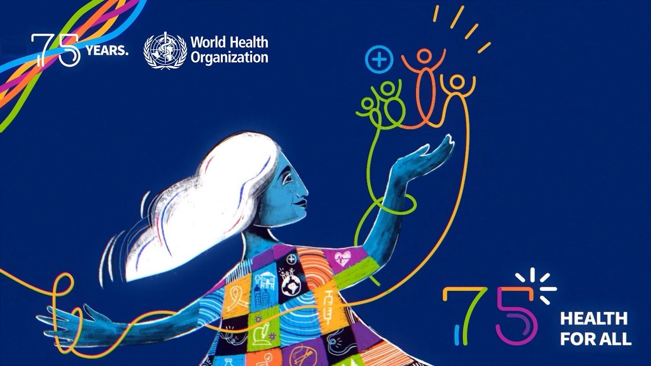Happy 75th Anniversary to the World Health Organization (WHO)!