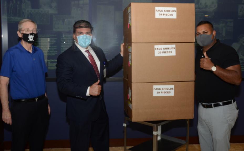 Phil Smith Automotive Face Shield Donation 