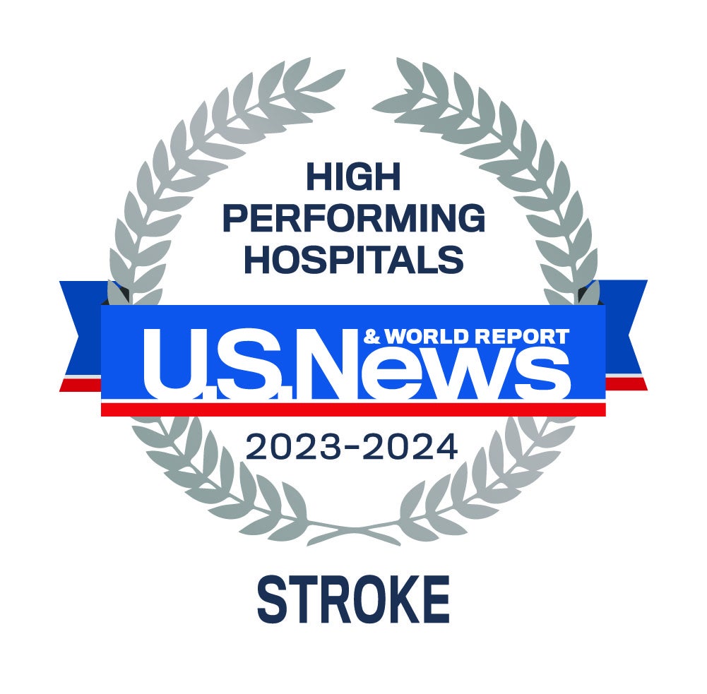 US News High Performing Stroke Badge 
